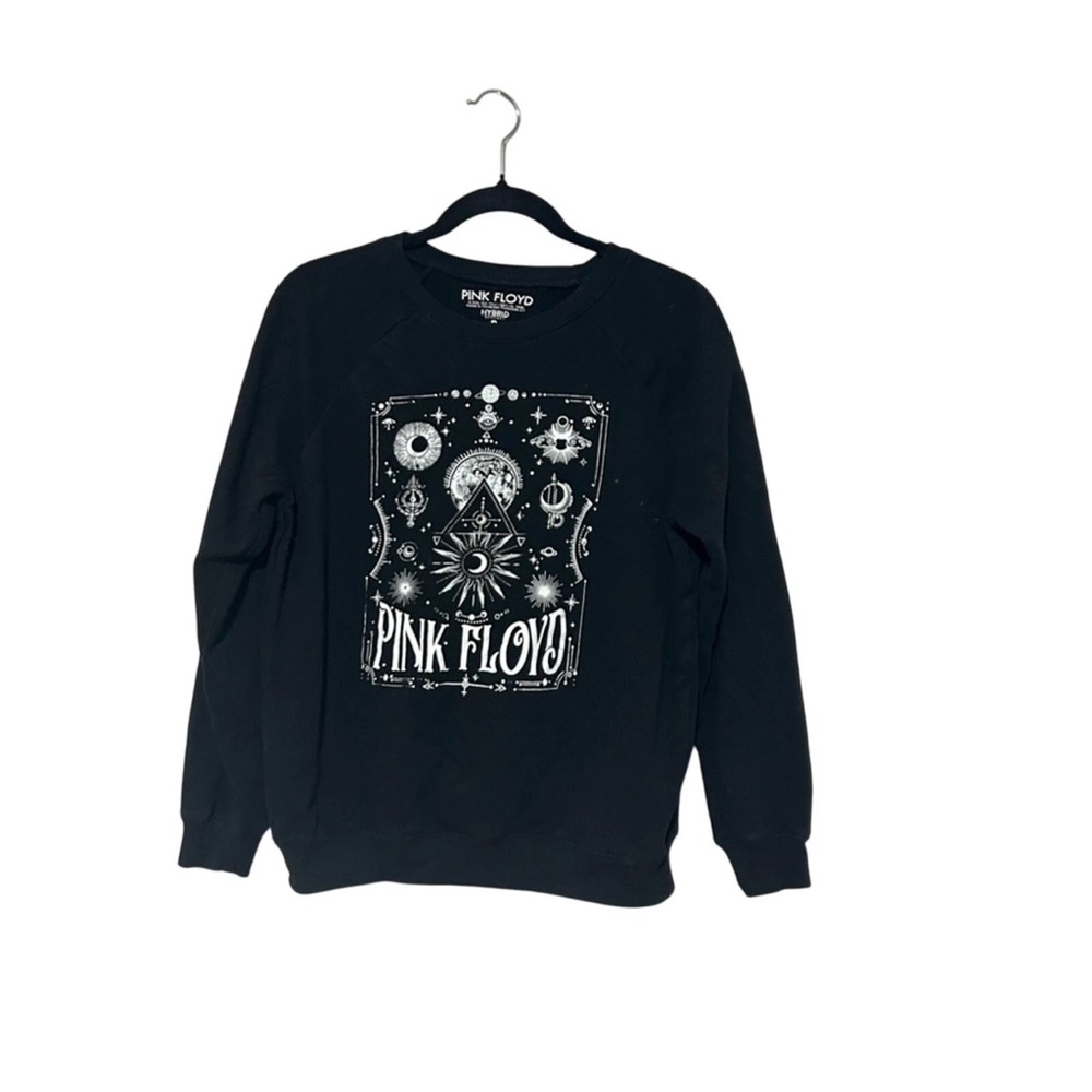 Pink Floyd Hybrid Sweat Shirt Black Size Small
